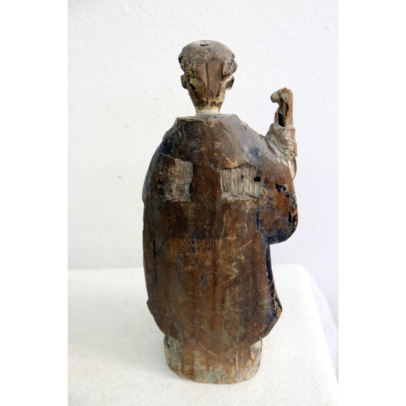 18th Century Spanish Colonial Santos Figurine - Hand Carved