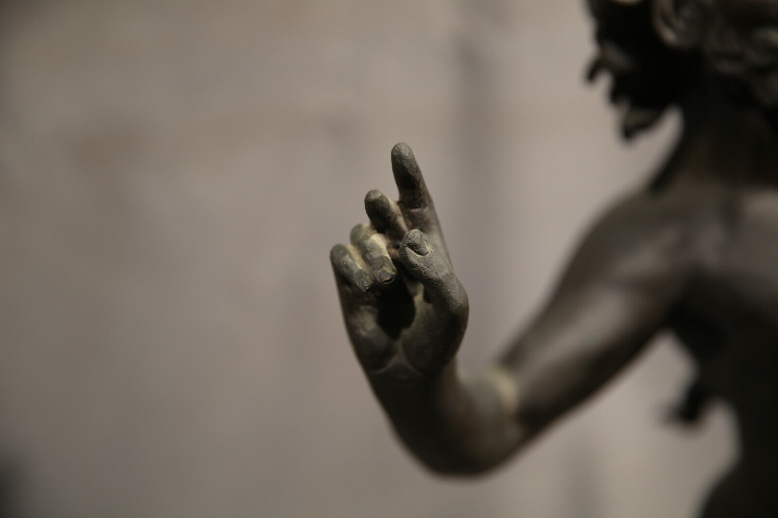 18th Century Bronze Dancing Drunken Faun Antique