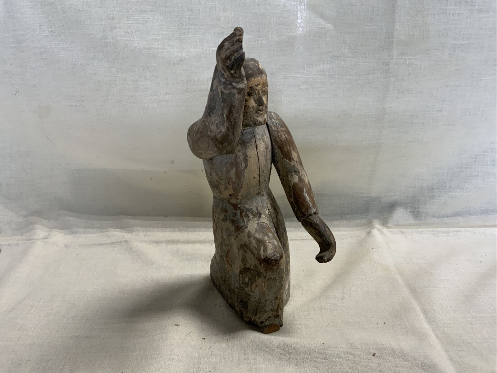 18th Century Baroque Christ Wooden Statue from France