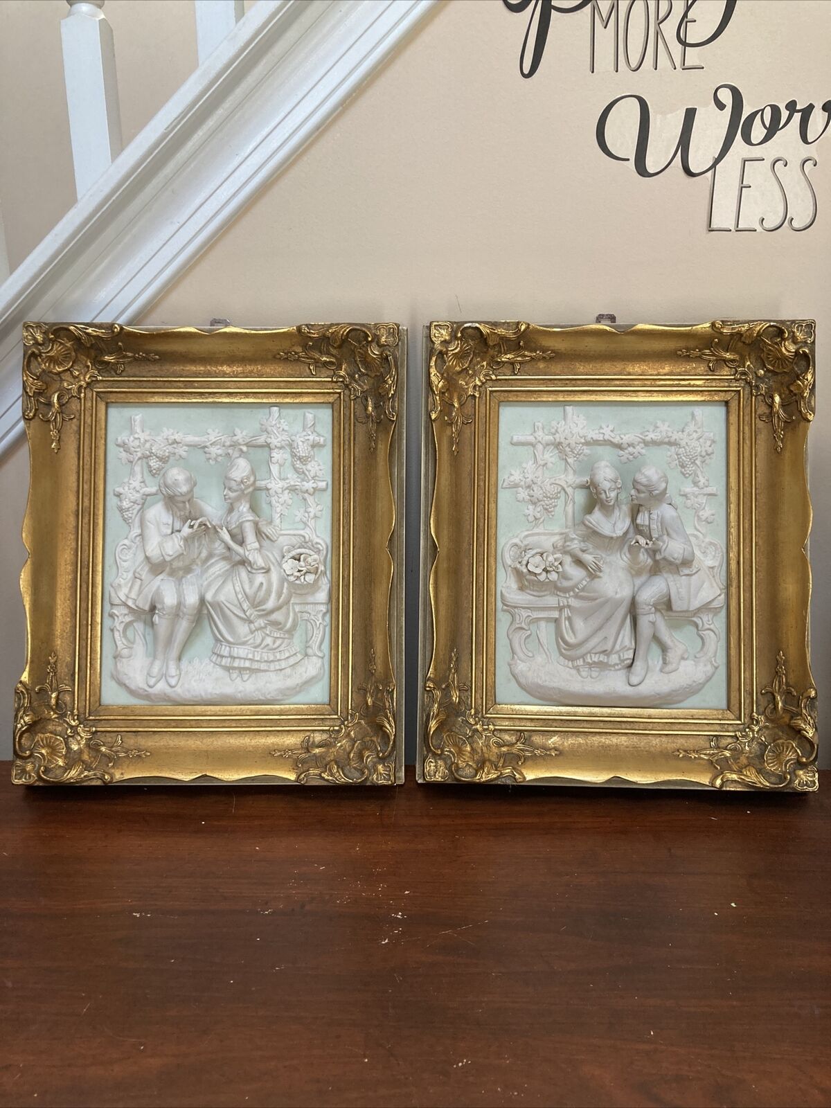 Meissen Art Scene - Castle Park Romance 1700's