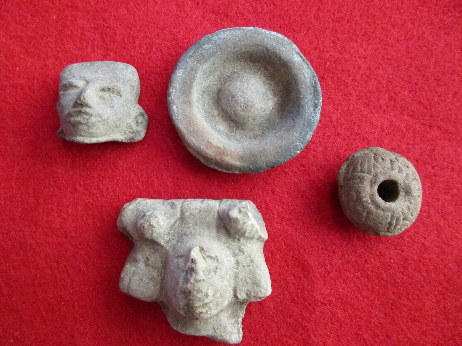 Authentic Aztec Terra Cotta Relics from 1500s