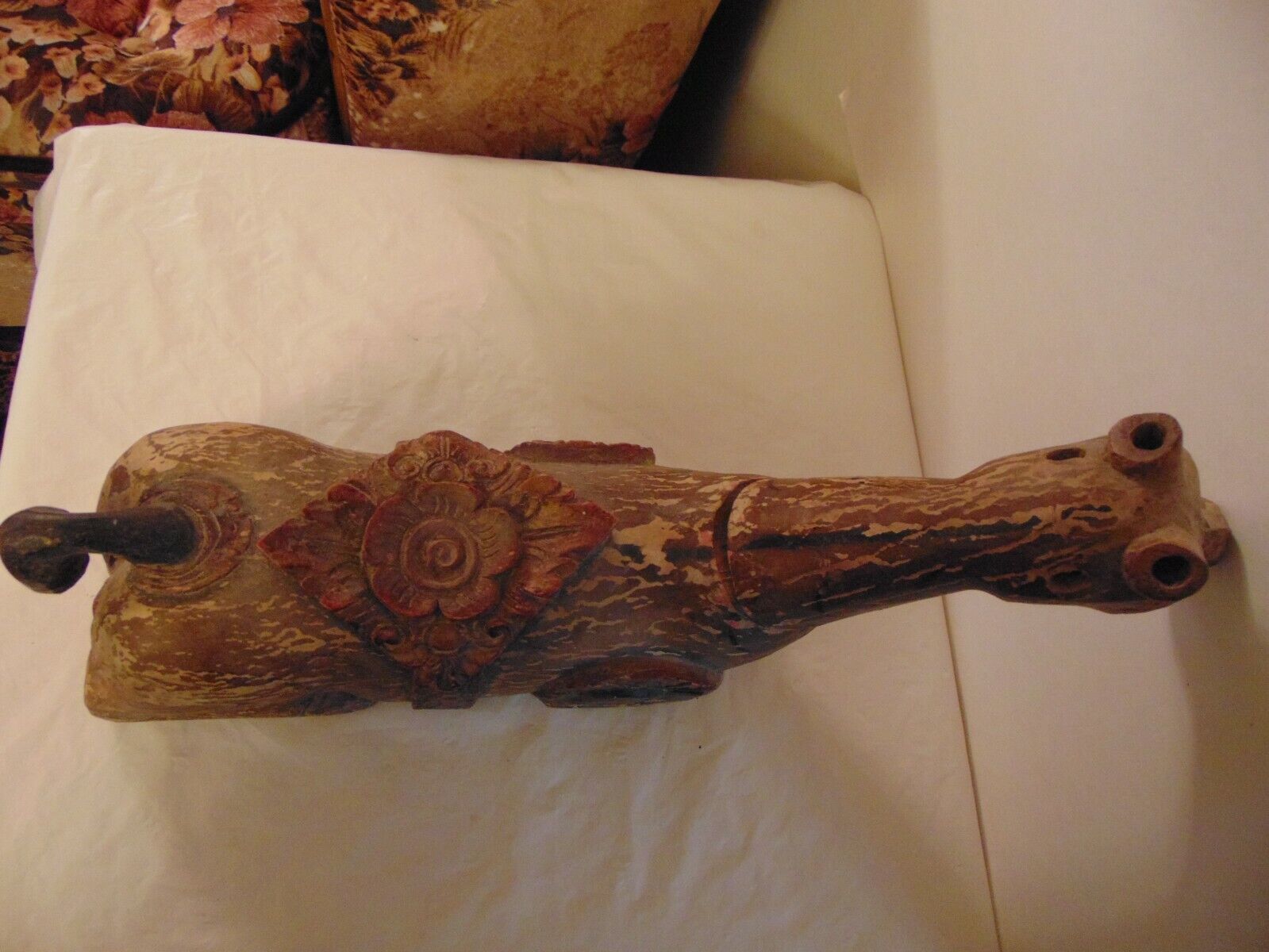 18th Century Hand Carved Wooden Horse Figurine