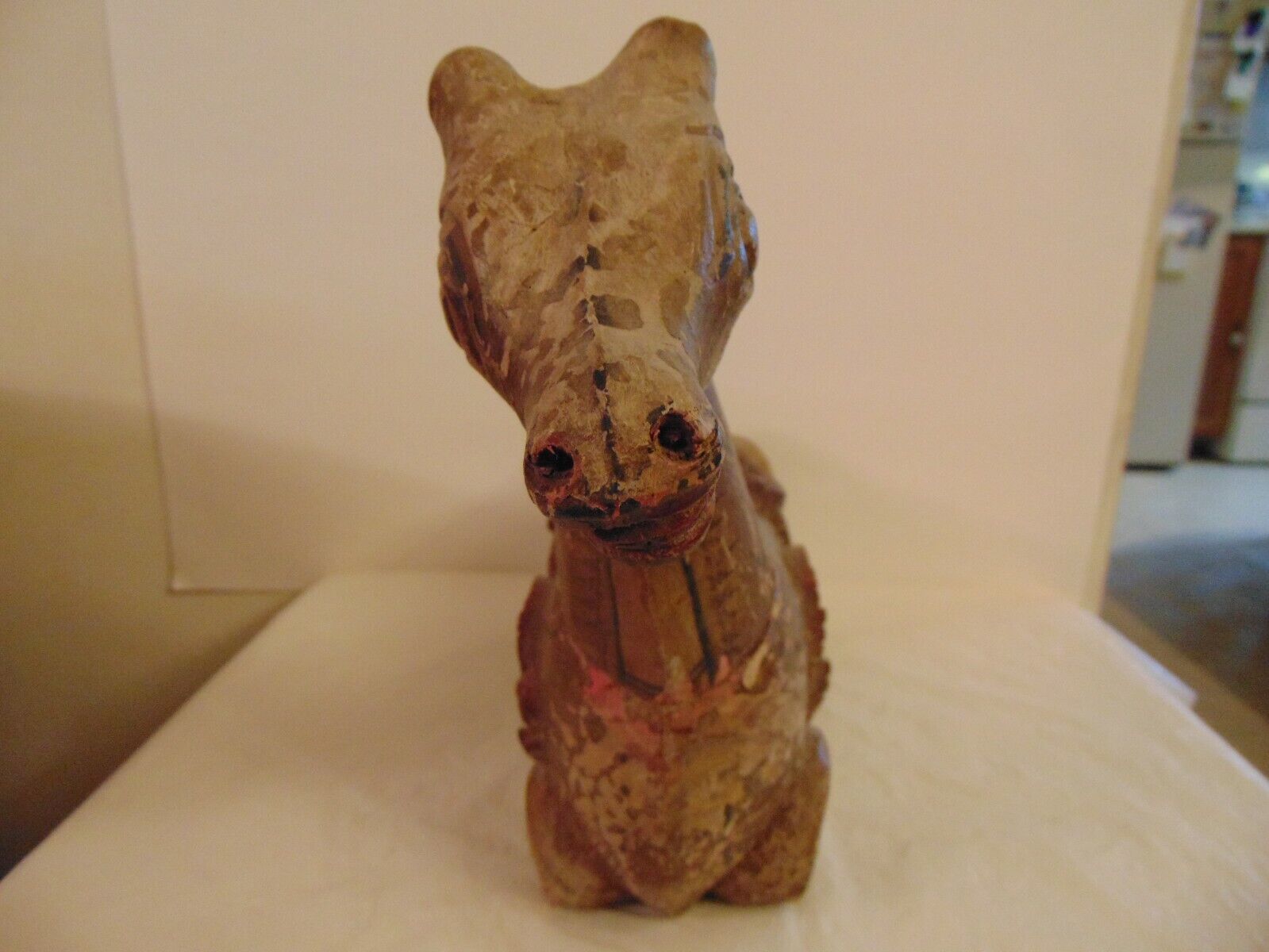 18th Century Hand Carved Wooden Horse Figurine