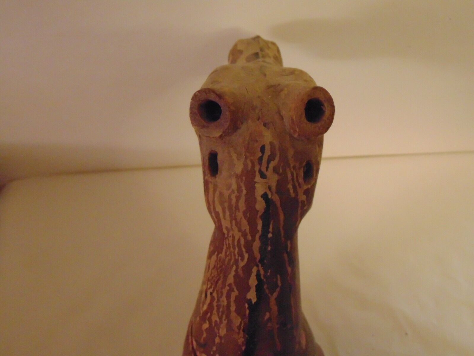 18th Century Hand Carved Wooden Horse Figurine