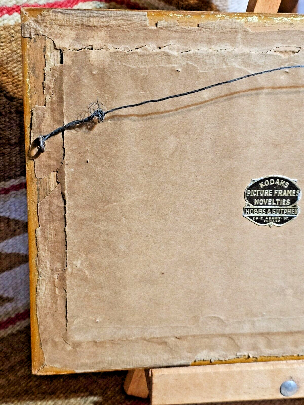 1900s Landscape Painting: Old House in Hills