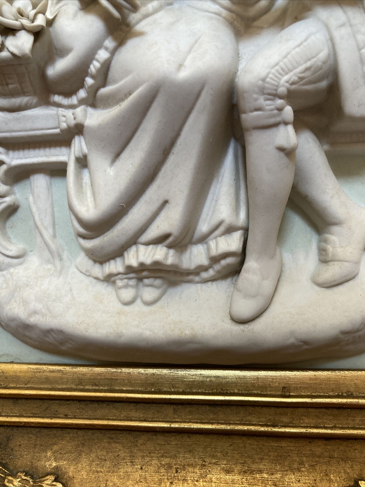 Meissen Art Scene - Castle Park Romance 1700's