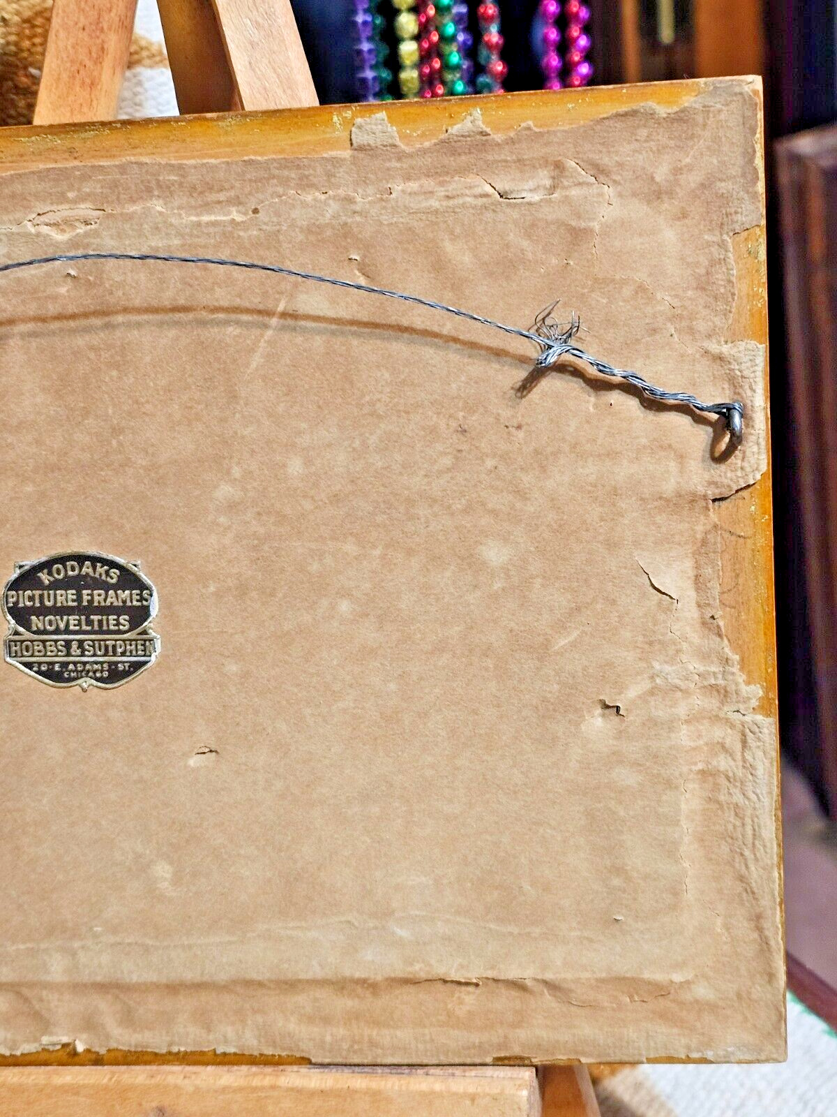 1900s Landscape Painting: Old House in Hills