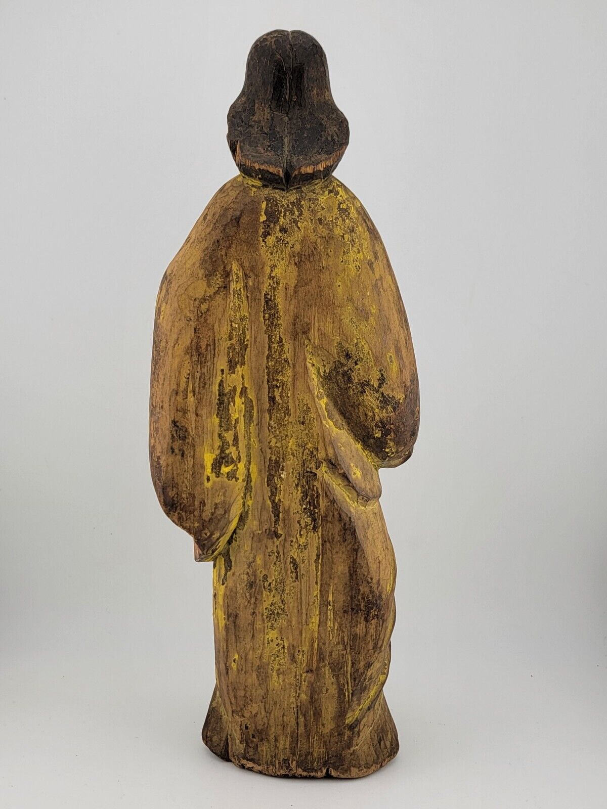Religious Santos Jesus Sculpture from 1700s, Carved Wood