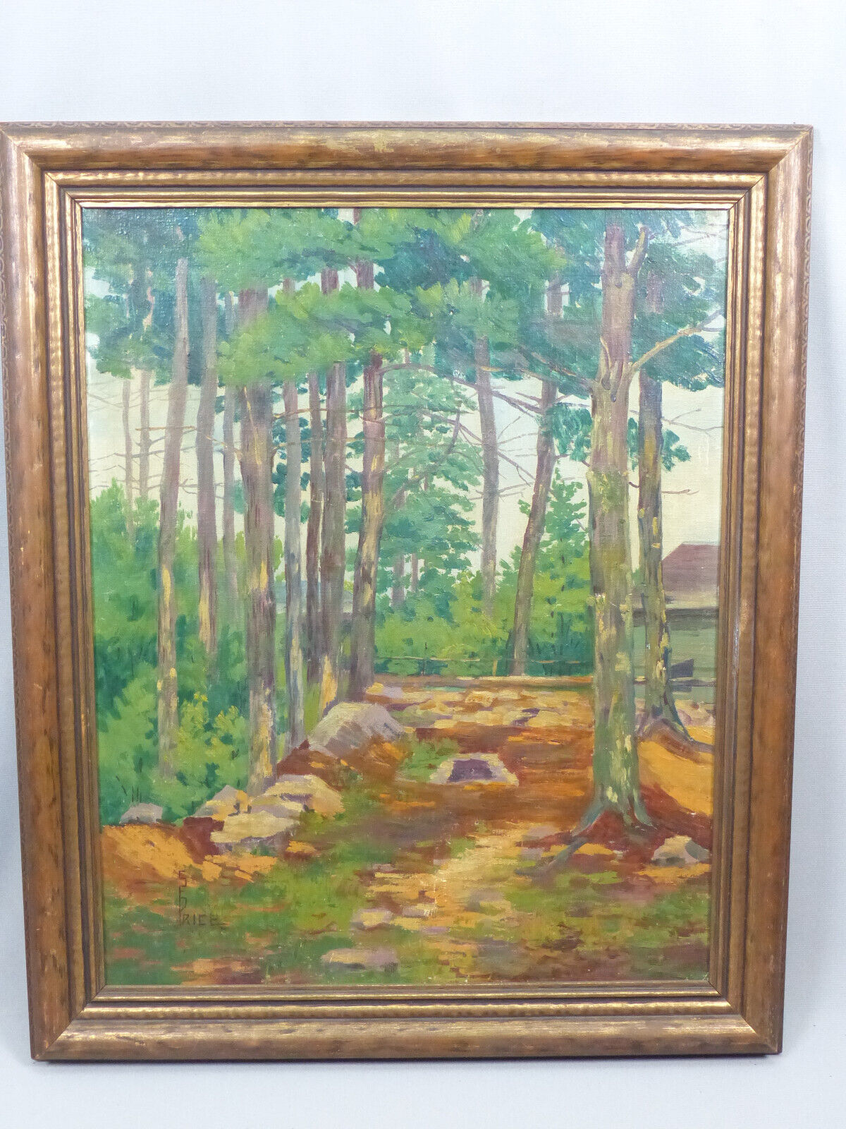 Impressionist Arts & Crafts Oil Painting from 1900's