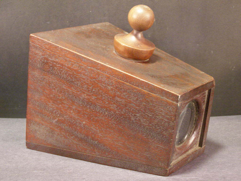 1800's HAND PAINTED Magic Lantern Slide Viewer