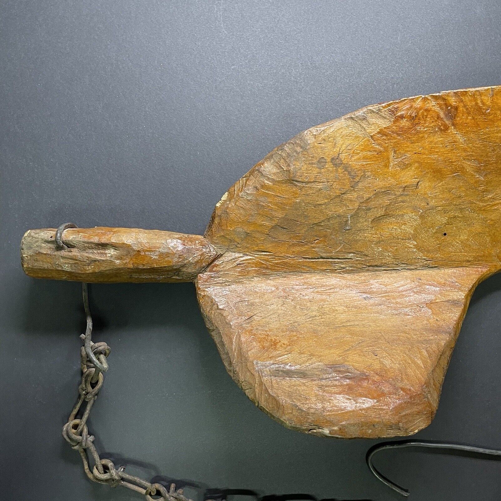 1700s Hand-Carved Milkmaid Shoulder Yoke Harness