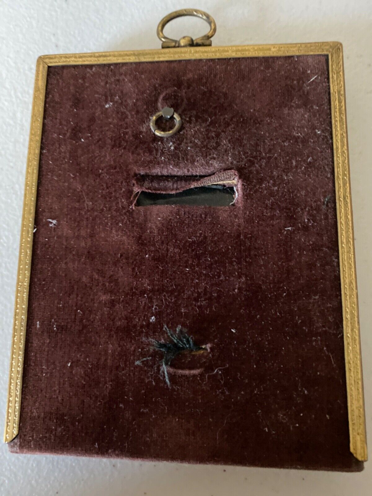 Framed Hand Painted Antique Woman Photo