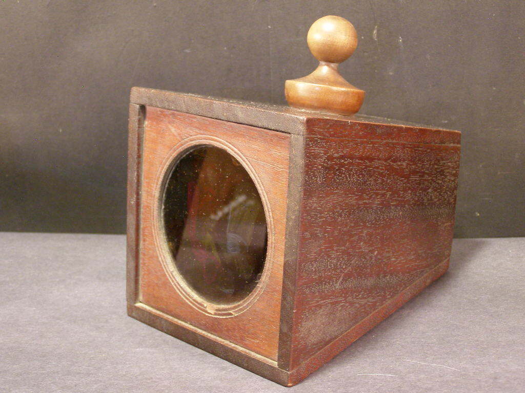 1800's HAND PAINTED Magic Lantern Slide Viewer