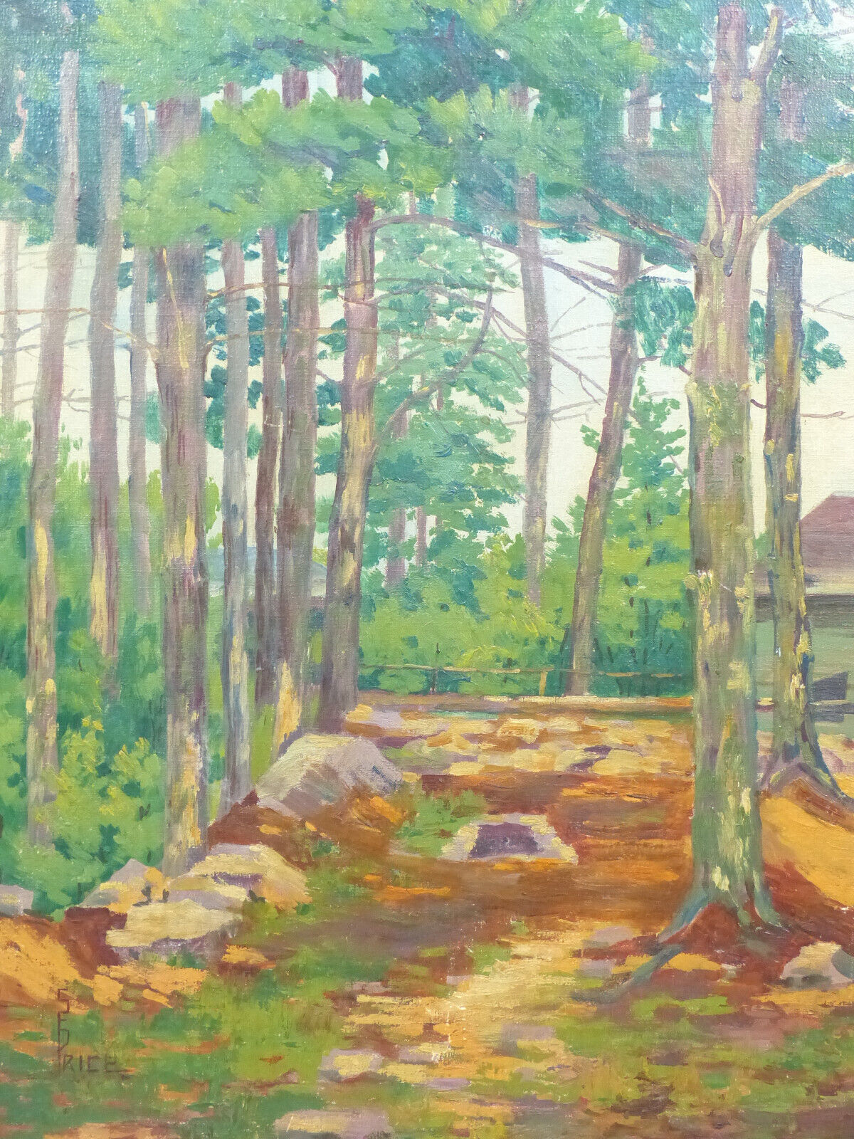 Impressionist Arts & Crafts Oil Painting from 1900's