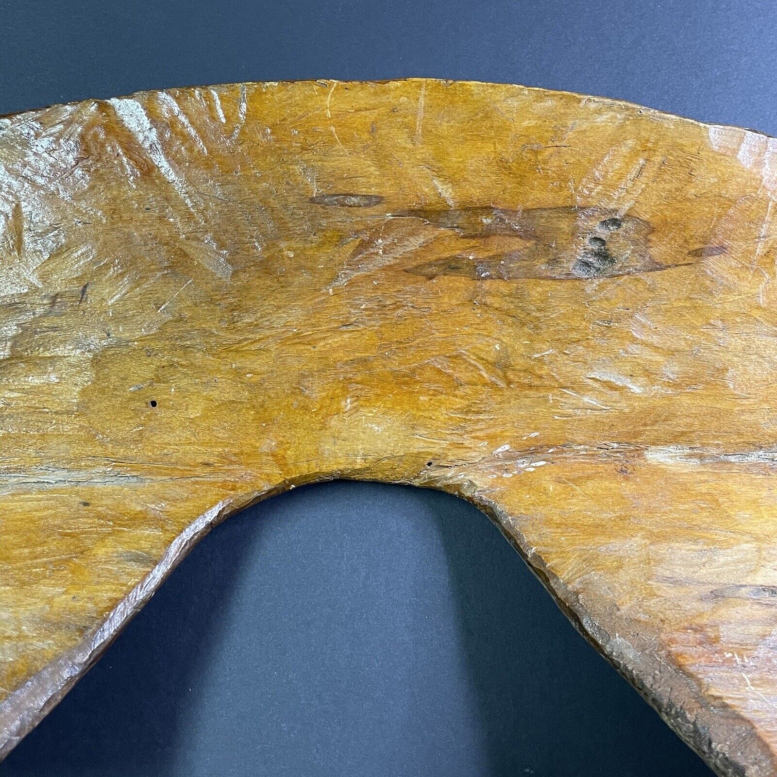 1700s Hand-Carved Milkmaid Shoulder Yoke Harness