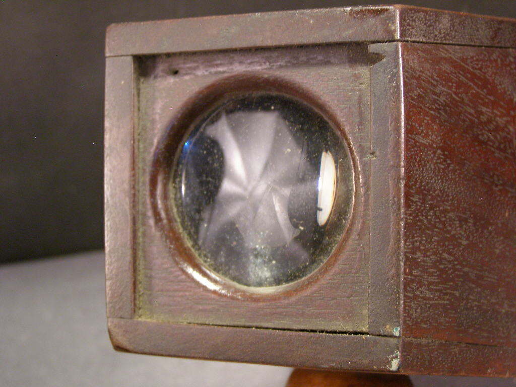 1800's HAND PAINTED Magic Lantern Slide Viewer
