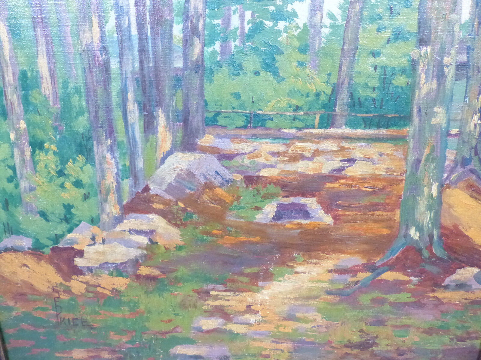 Impressionist Arts & Crafts Oil Painting from 1900's