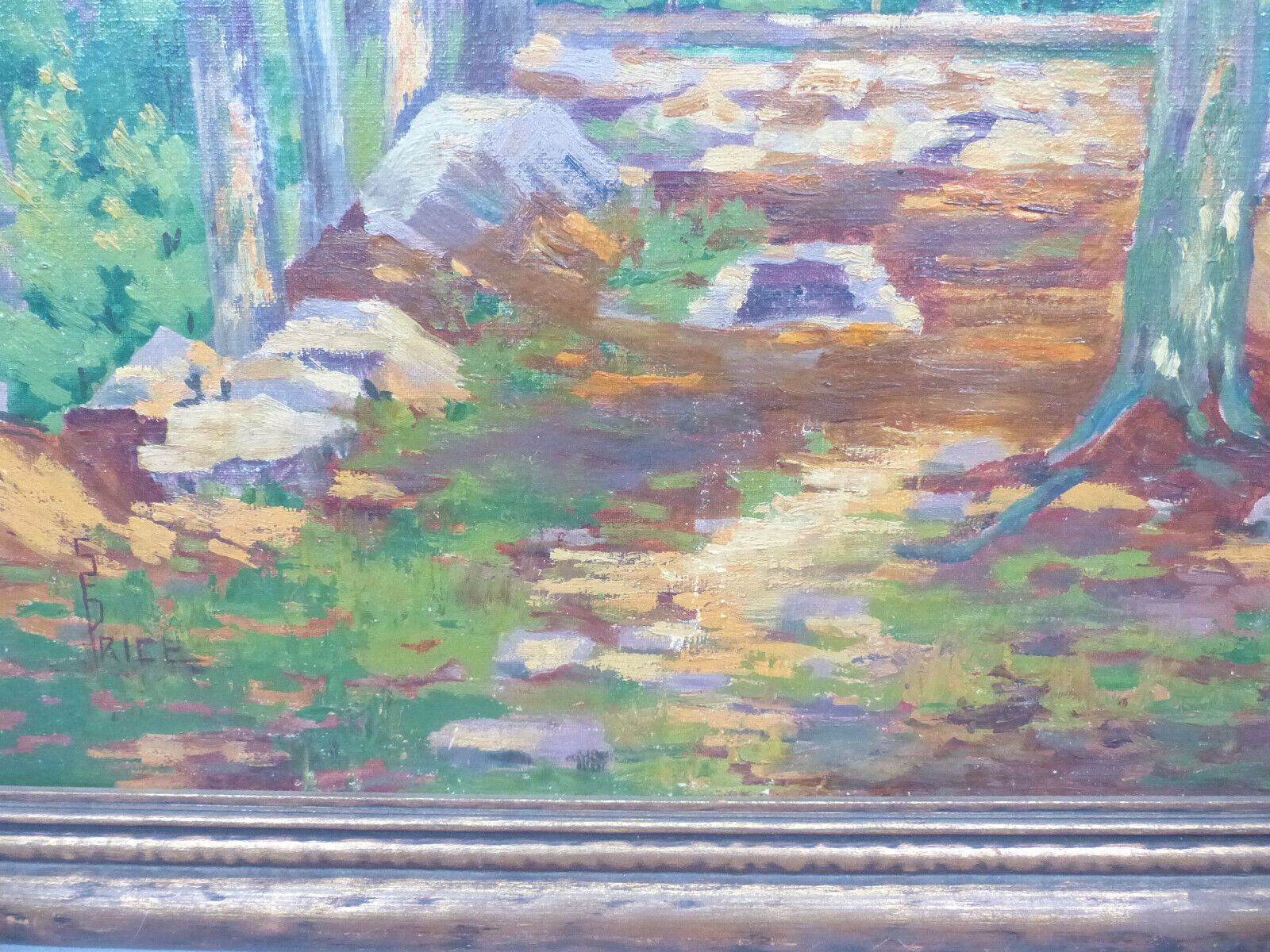 Impressionist Arts & Crafts Oil Painting from 1900's
