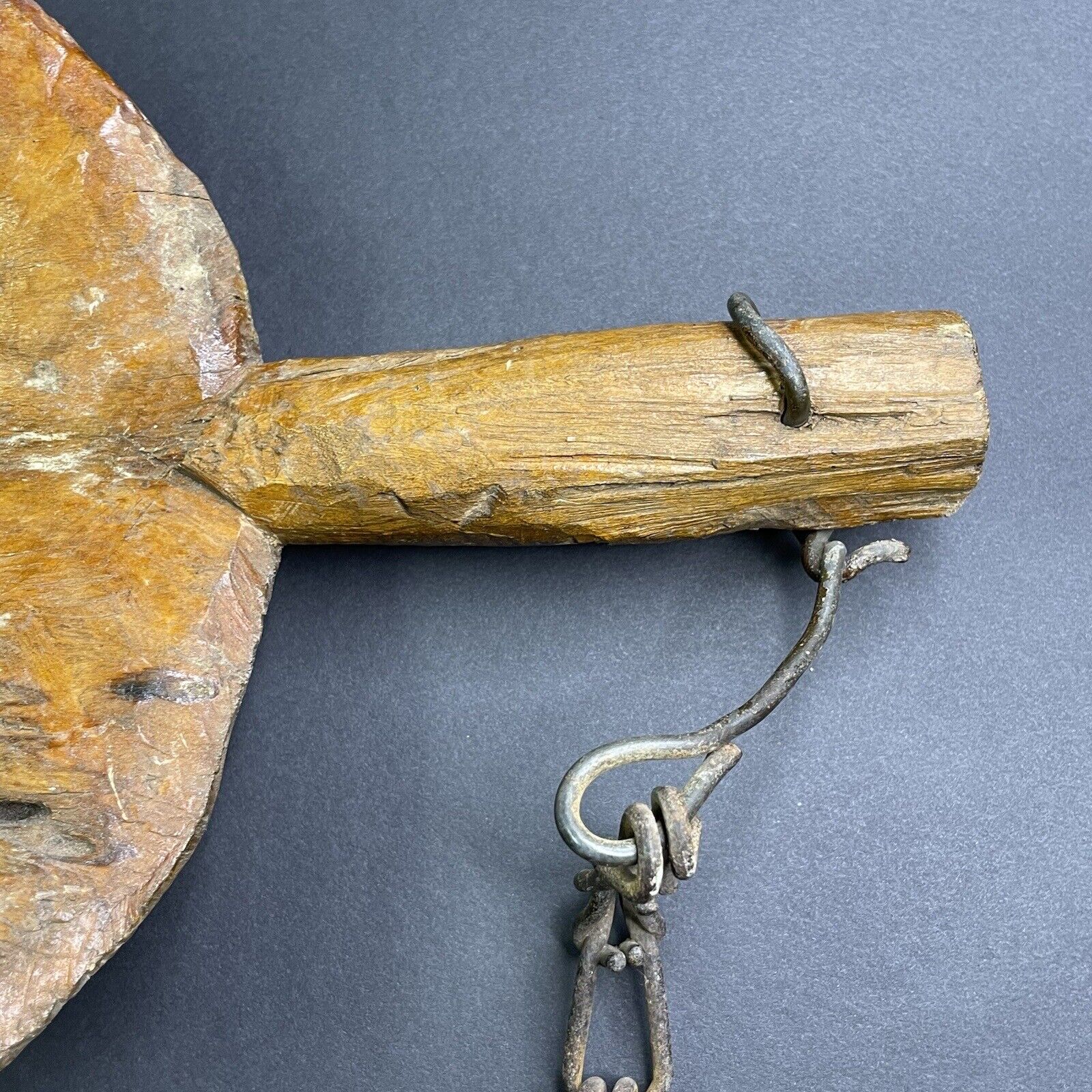 1700s Hand-Carved Milkmaid Shoulder Yoke Harness