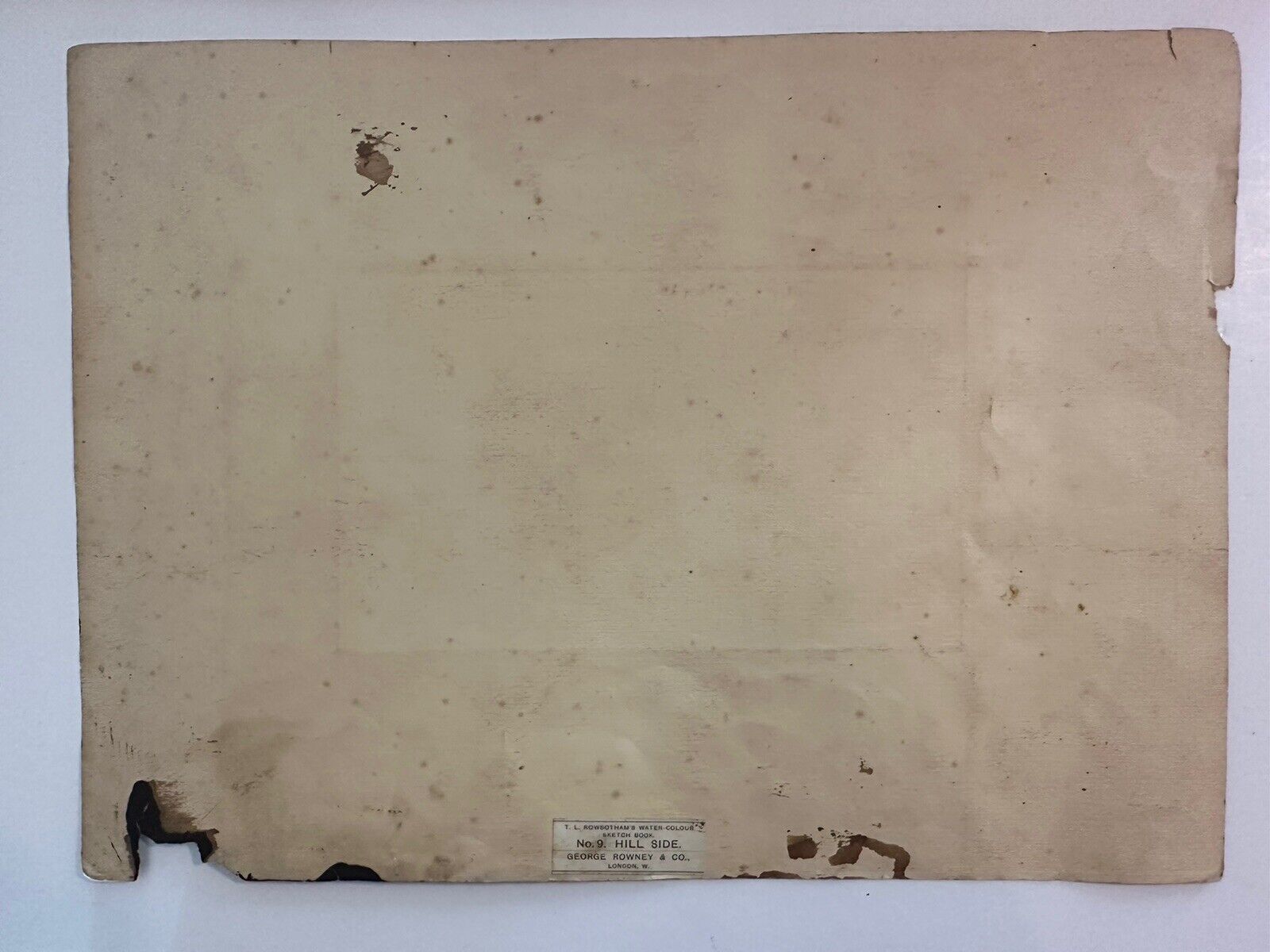 Antique Thomas Charles Leeson Rowbotham 1800s Water-Colour Ireland