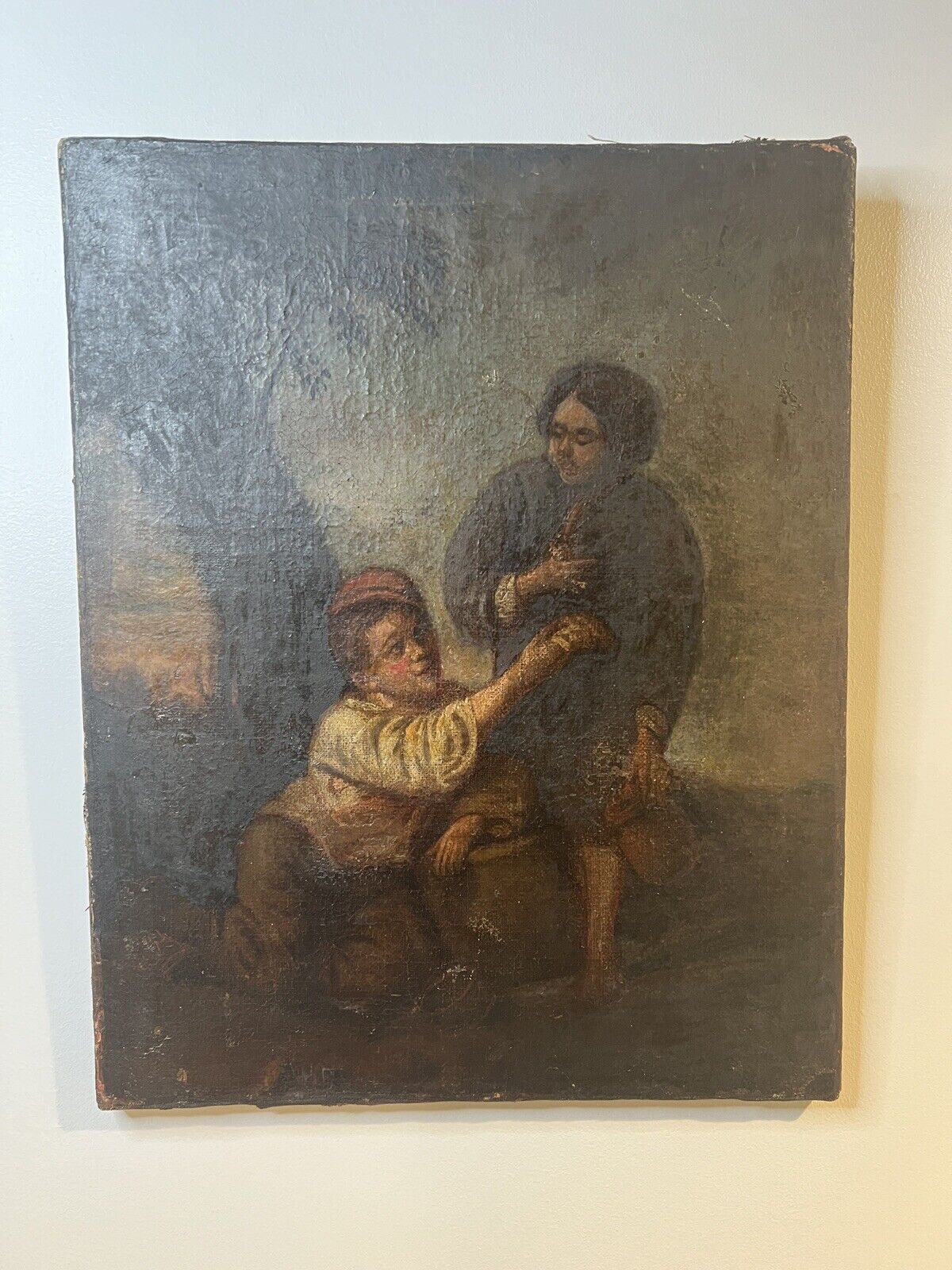 1800s French Antique Painting