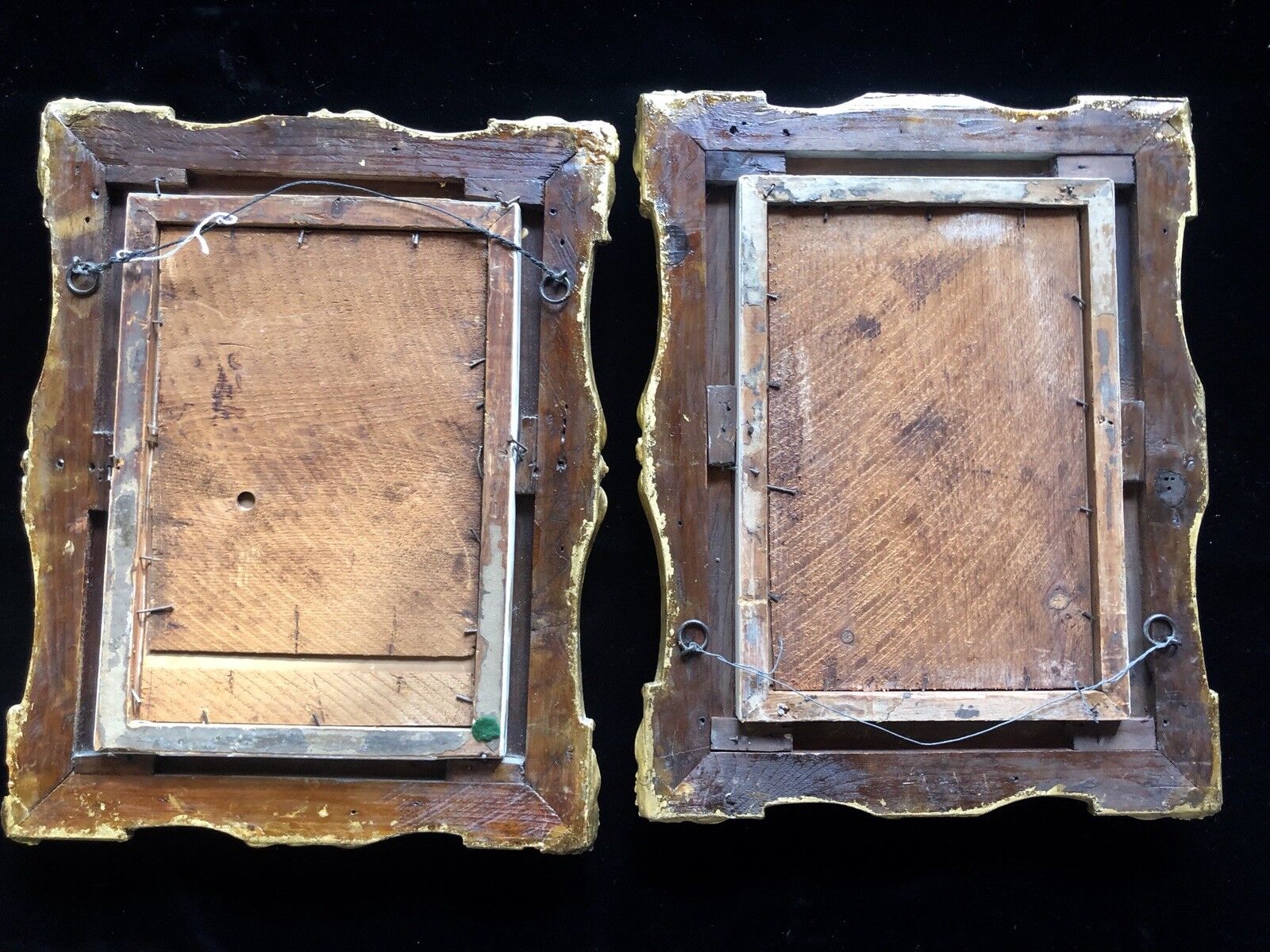 Pair of Antique N.B. James Landscape Oil Paintings