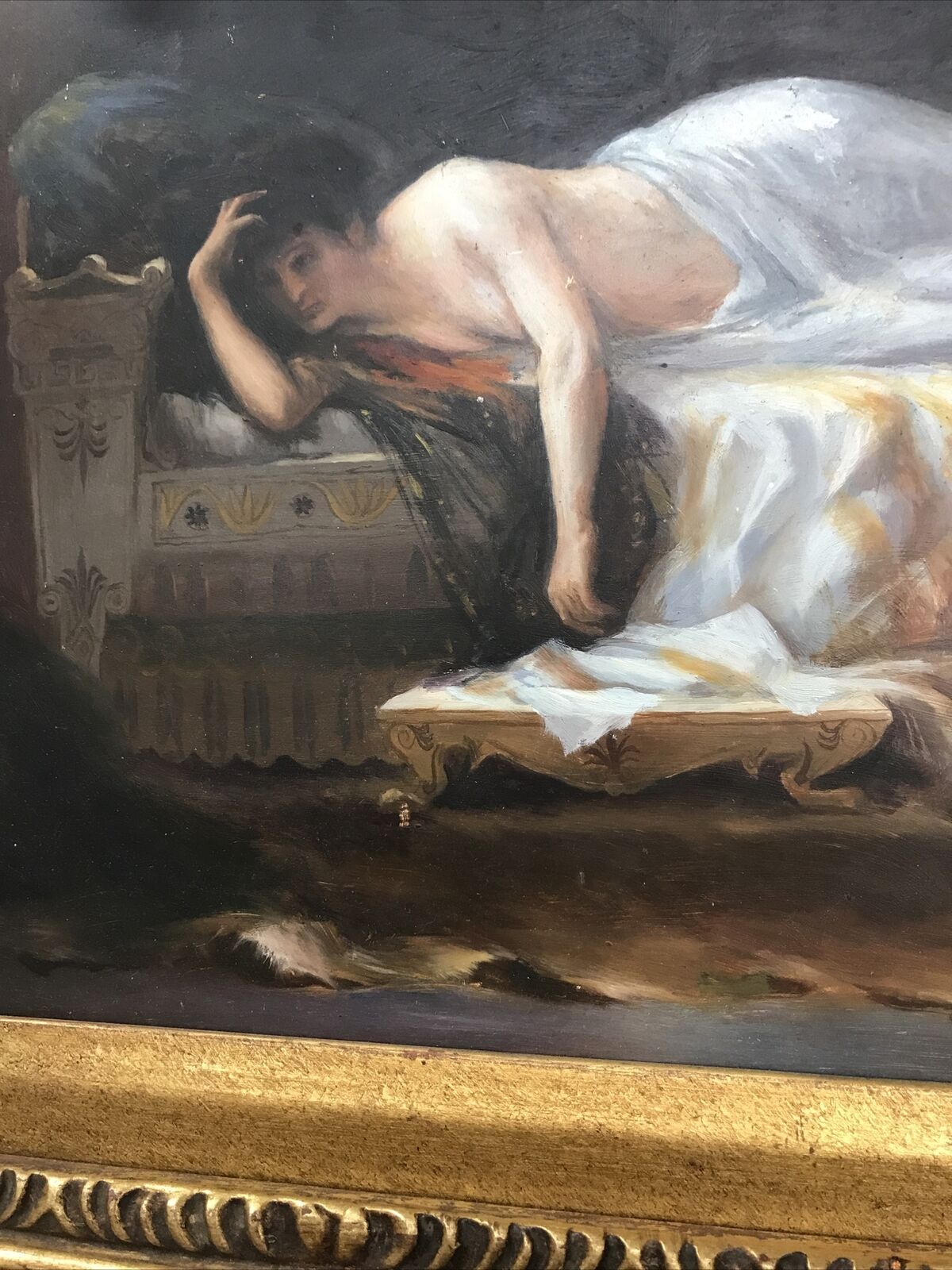 Vintage Alexandre Cabanel Painting with Art Guided Frame