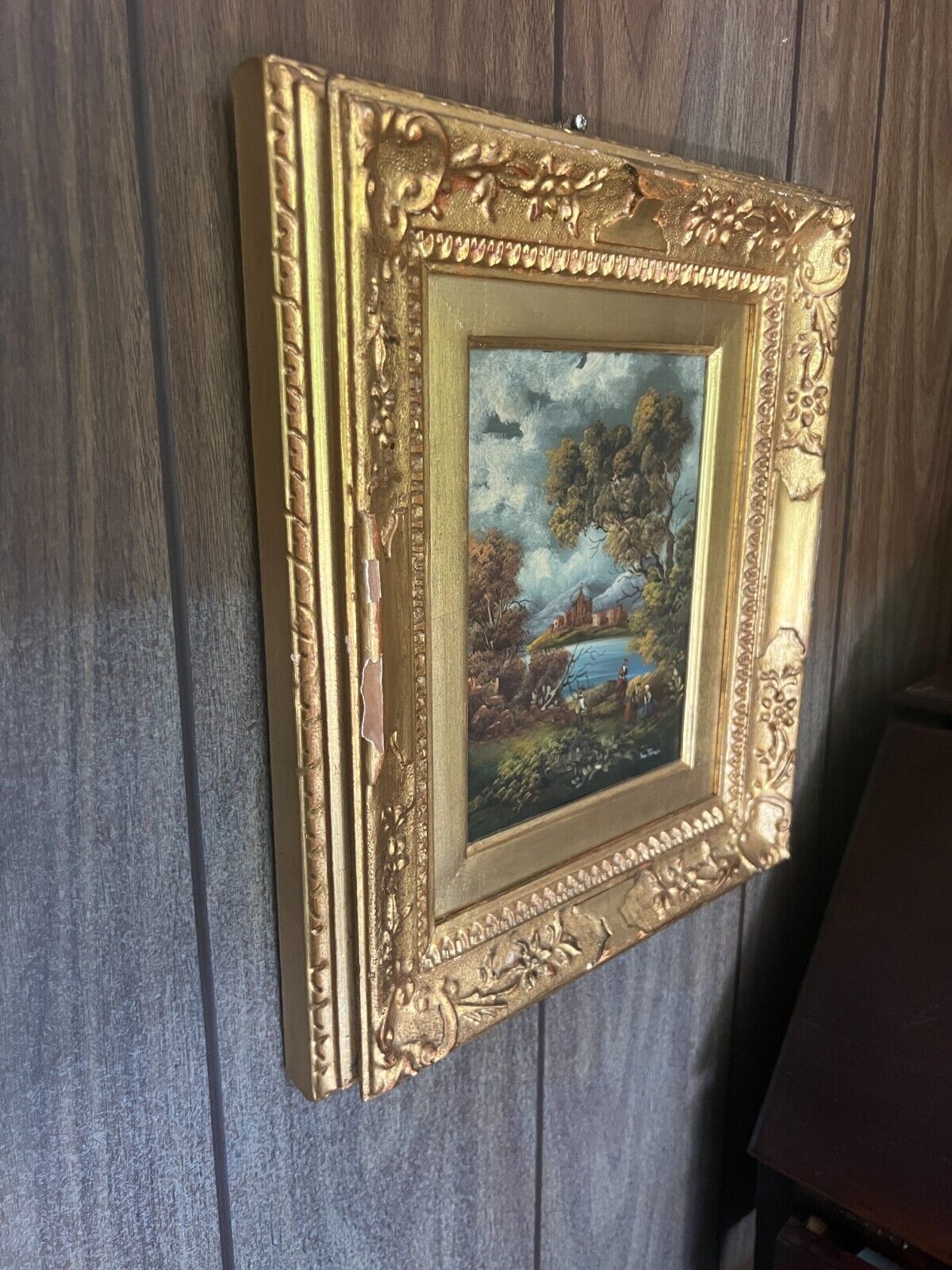 Pair of Original Otto Van Thoren Oil Paintings, 1800s