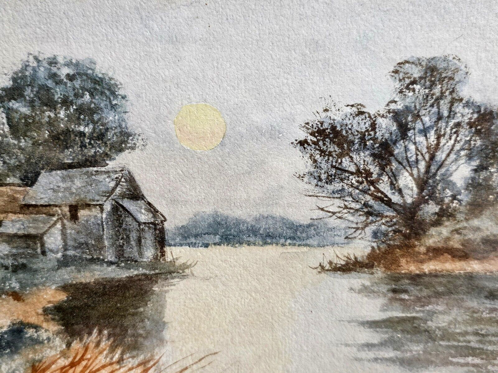 ca1900s Watercolor Landscape Painting by H Murray