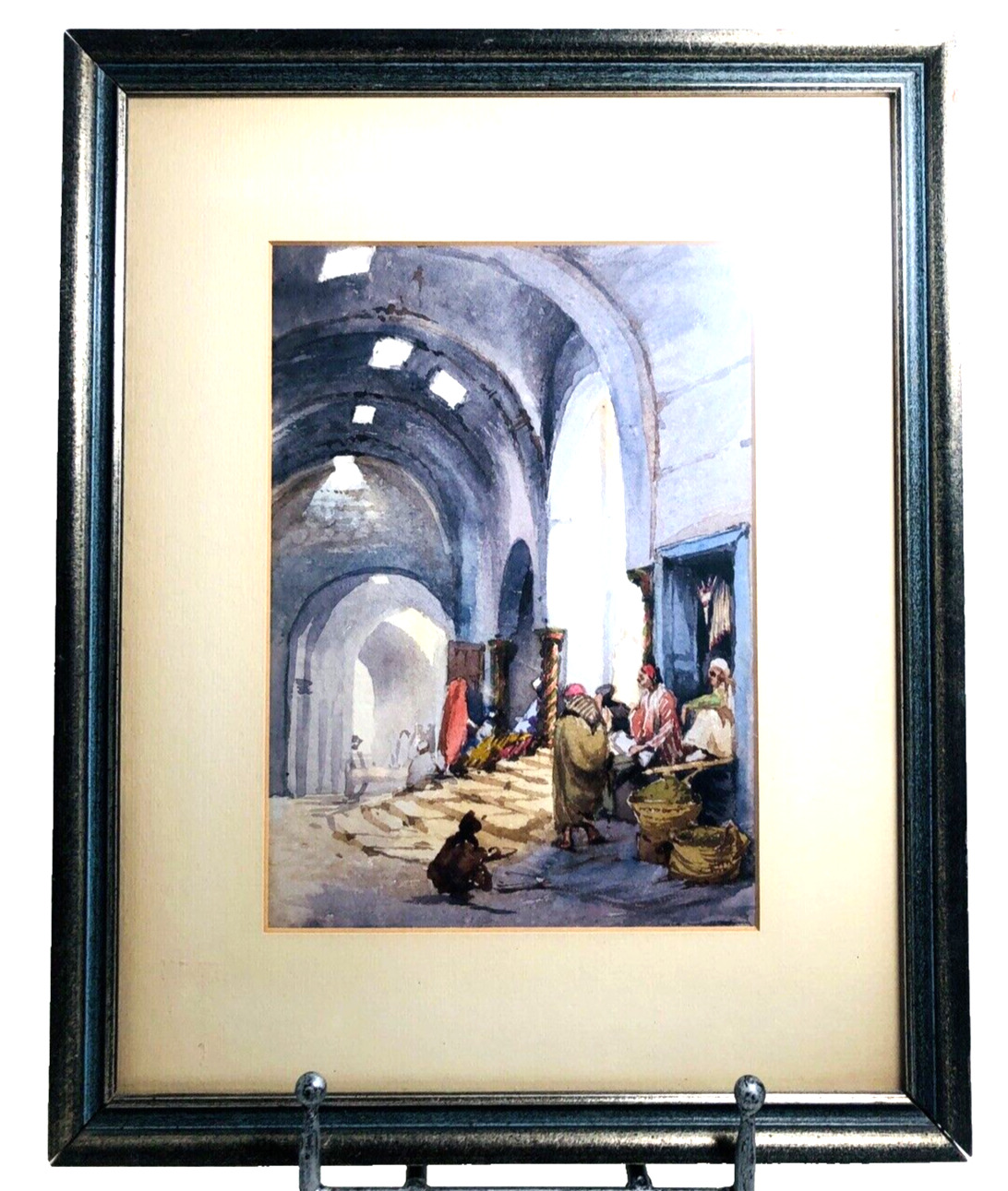 Watercolor Painting Algiers 1800's by Gabriele Carelli