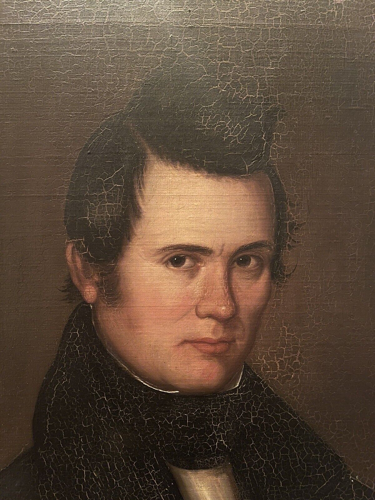 1800s American Federal Portrait Oil Paintings - Henry & Lydia Flint
