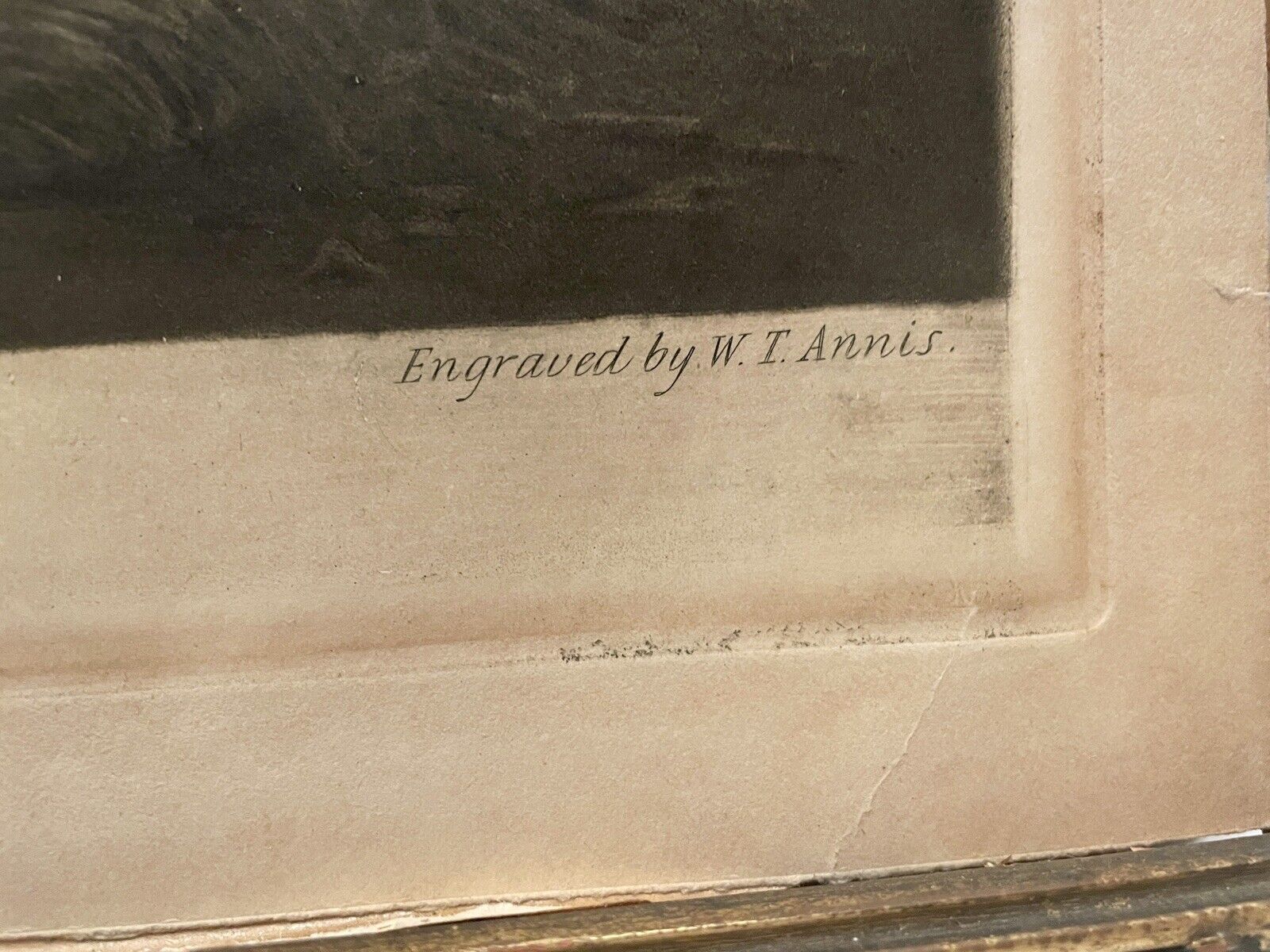 GEORGE MORLAND Mezzotint Print in Wood Frame