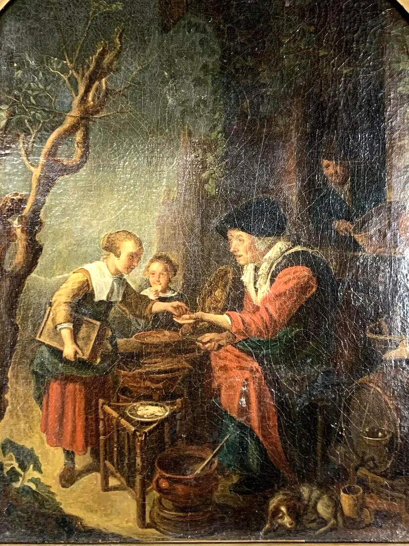 Antique Oil Painting, Gerrit DOW (1613-1675), 1800's!