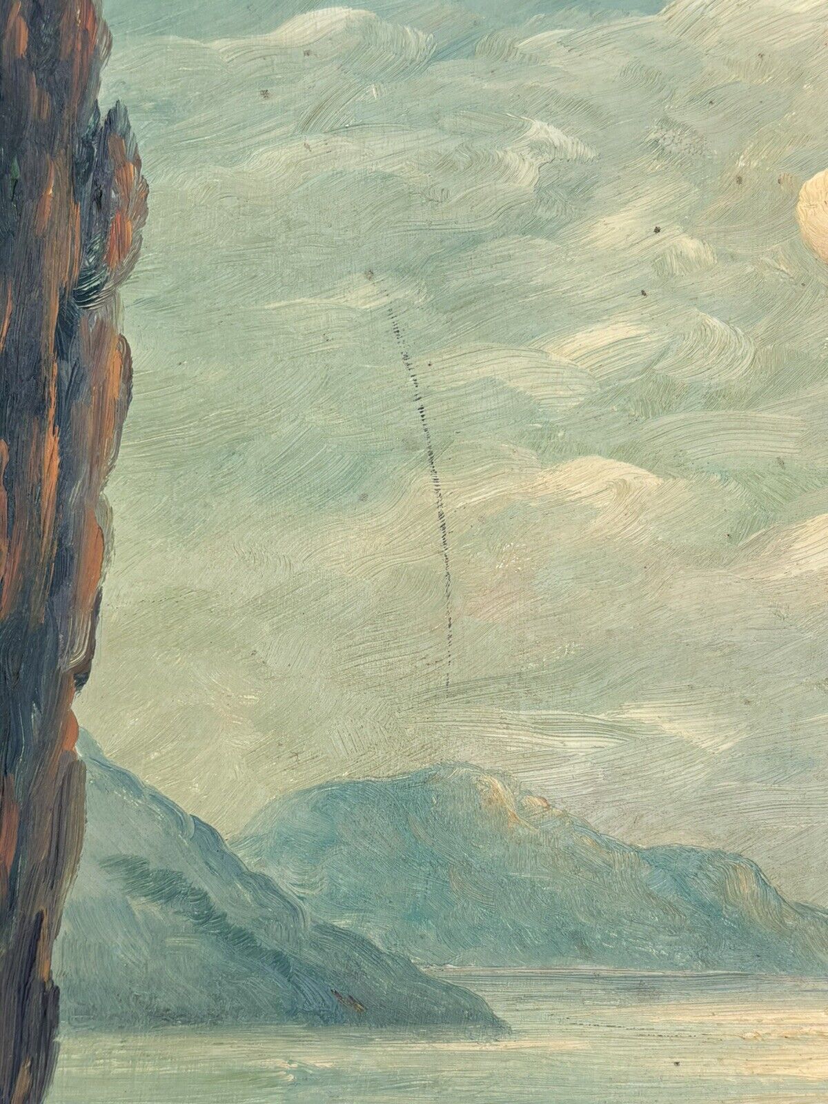 Early 1900’s Signed Vintage Seascape Painting