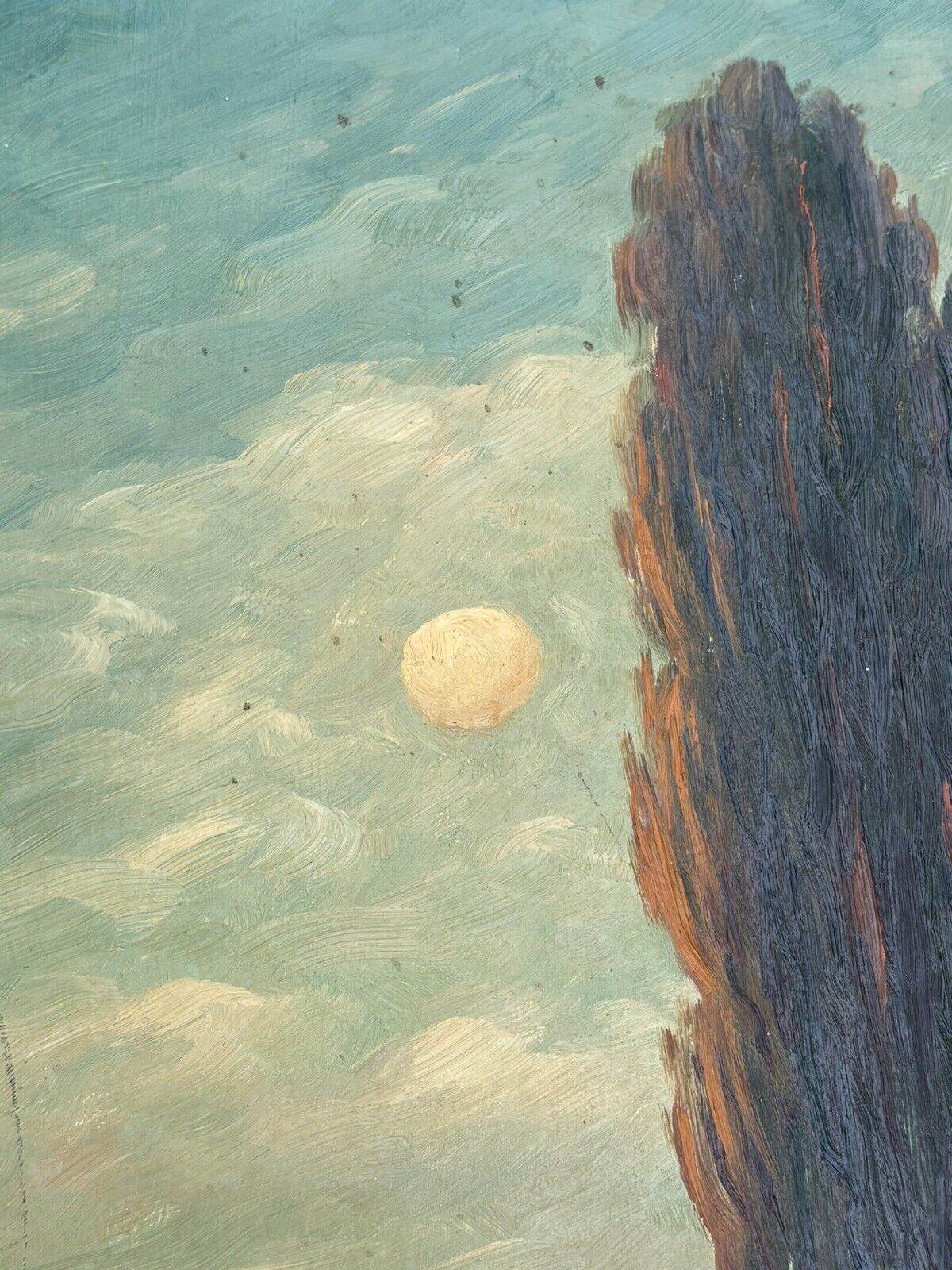 Early 1900’s Signed Vintage Seascape Painting