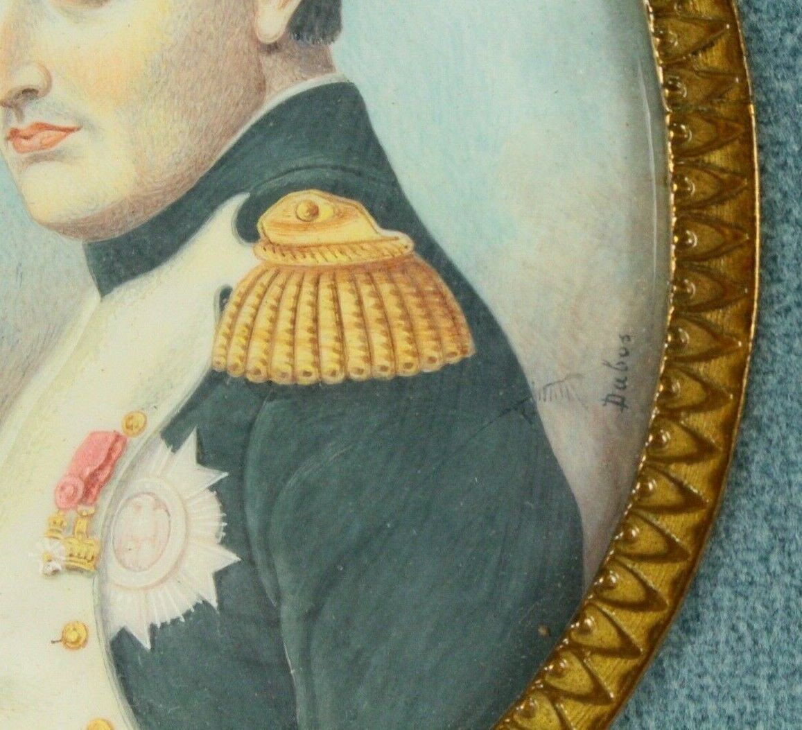 1800's Miniature Portraits Triptych - Napoleon, Josephine, Marie Louise