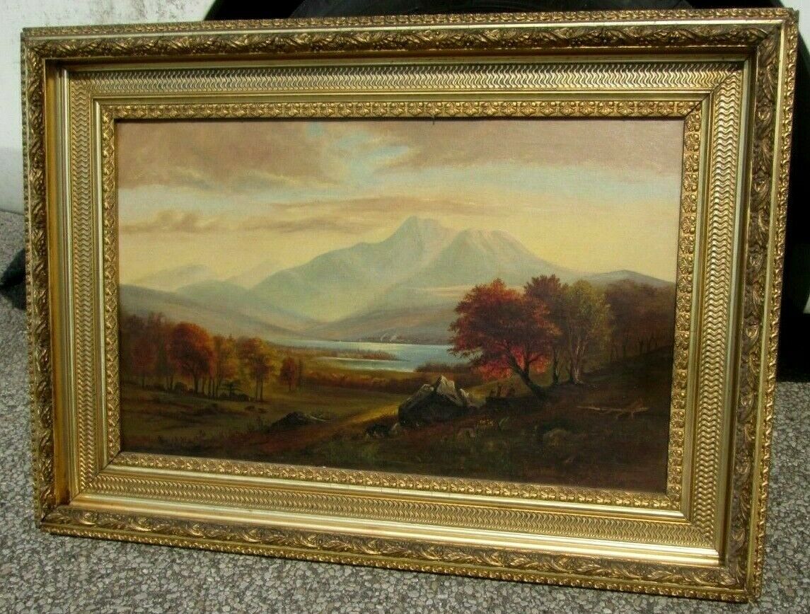 1800'S Oil Painting of Mt. Chocorua, White Mountains