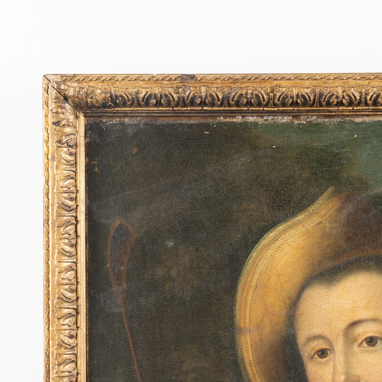 Oil on Canvas Portrait of Lady with Riding Crop