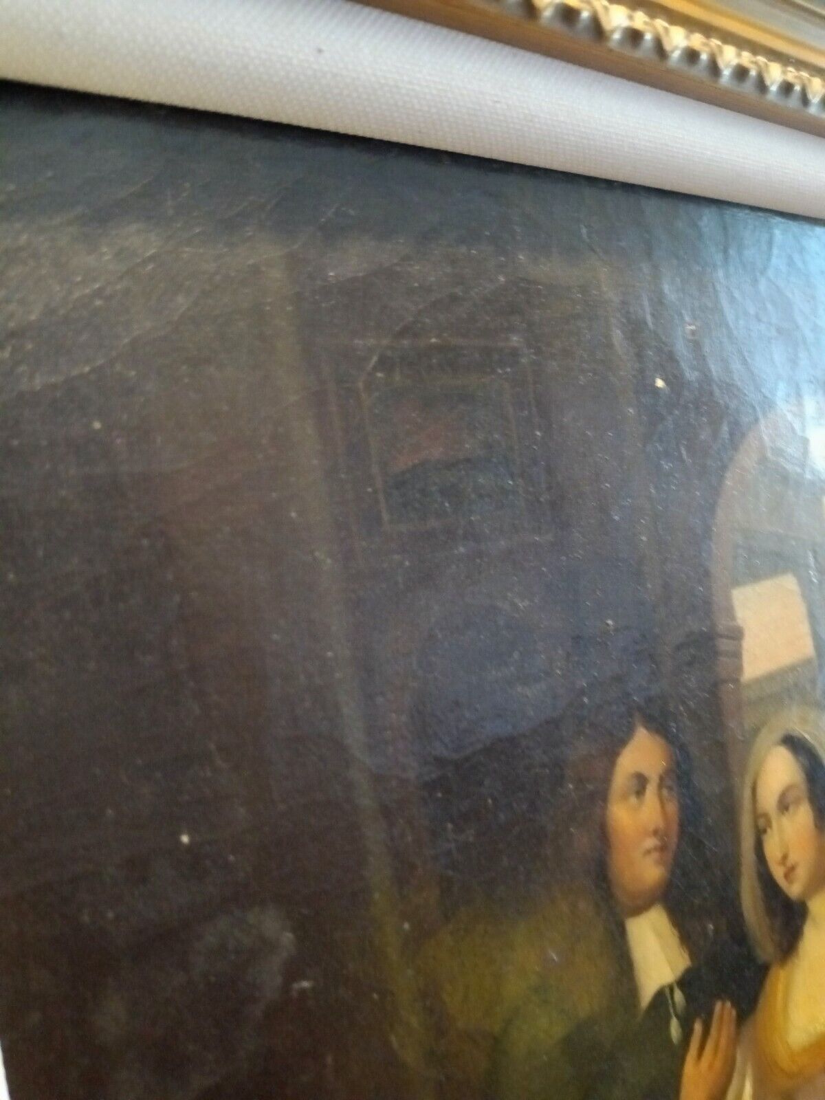 Antique Oil Painting by Franciscus Sylvius & Wife