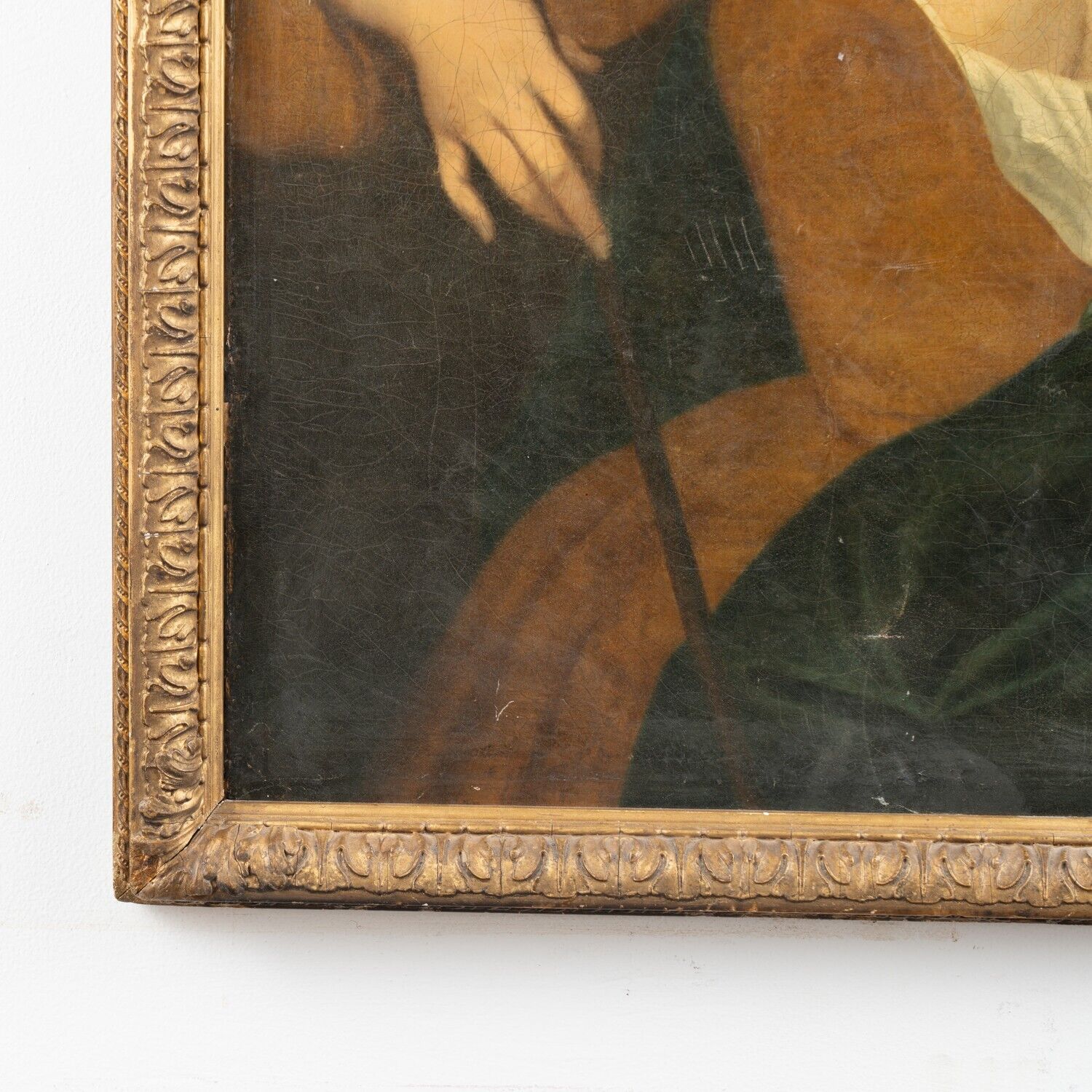 Oil on Canvas Portrait of Lady with Riding Crop