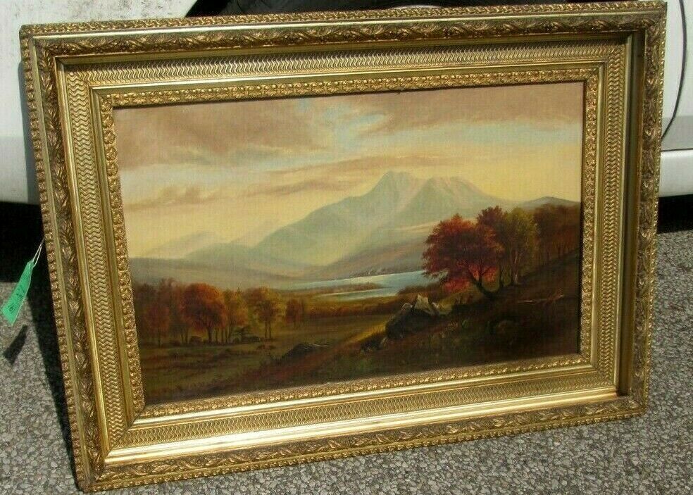 1800'S Oil Painting of Mt. Chocorua, White Mountains