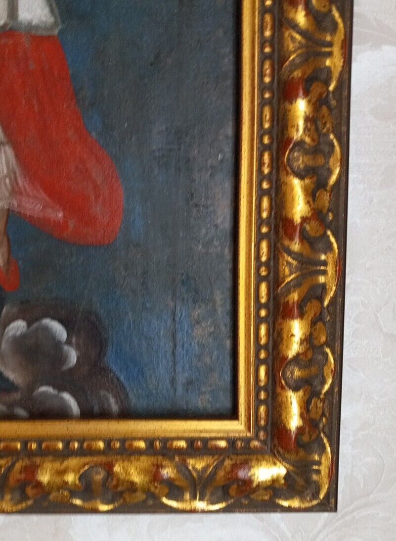 1800's Oil Painting: Archangel Raphael, Patron Saint of Ailments