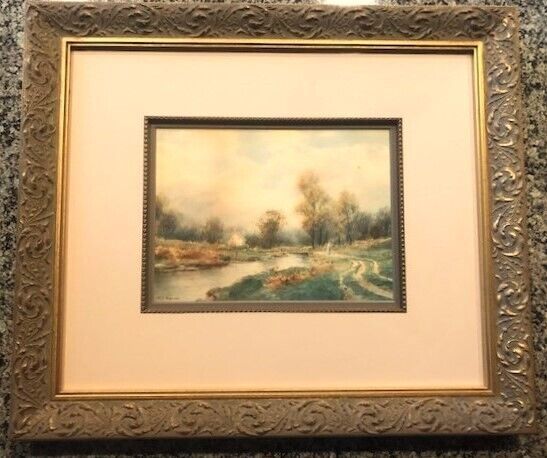 Signed William Cornelis Bauer Landscape Painting - Rare Artist