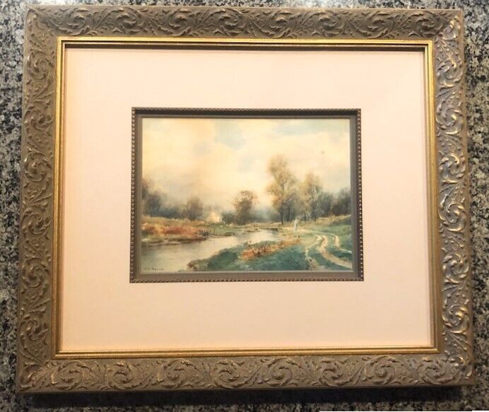 Signed William Cornelis Bauer Landscape Painting - Rare Artist