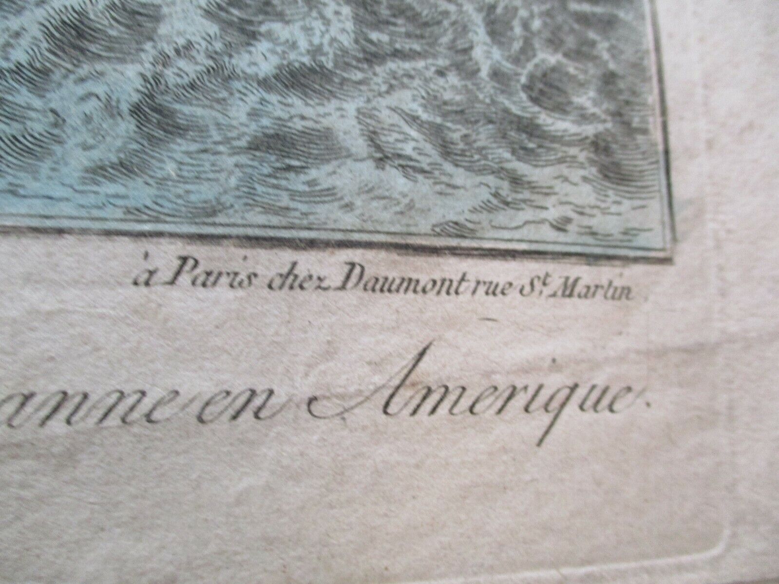Antique 18th Century Havana Cuba Nautical Ships Engraving