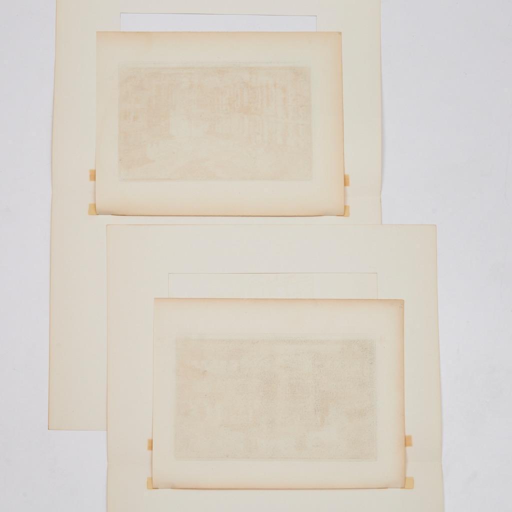 Giuseppe Vasi Engravings - Rome Santissima Trinita Collection