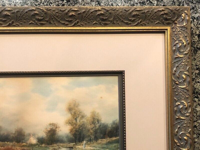 Signed William Cornelis Bauer Landscape Painting - Rare Artist