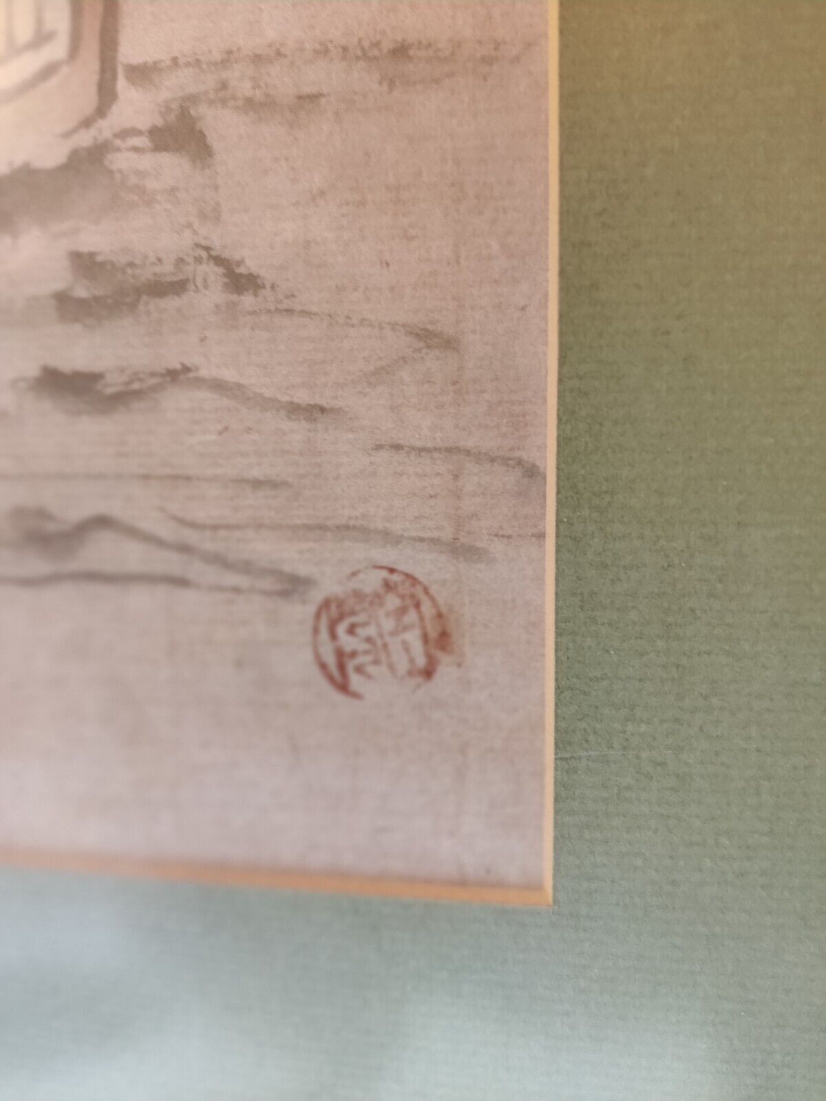 1700s Qing Chinese Watercolor Ink Brush Painting Kongshan