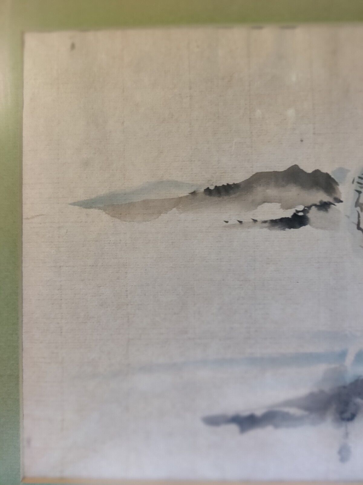 1700s Qing Chinese Watercolor Ink Brush Painting Kongshan