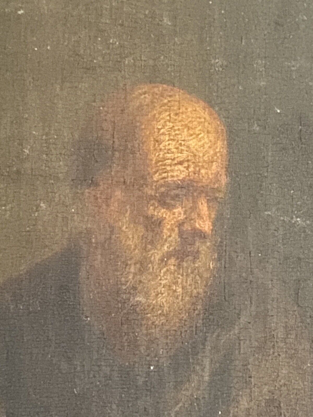 17th Century Antique Oil Painting of St. Jerome